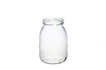 Κλασικό γυάλινο βάζο 1000 ml - 18 τμχ