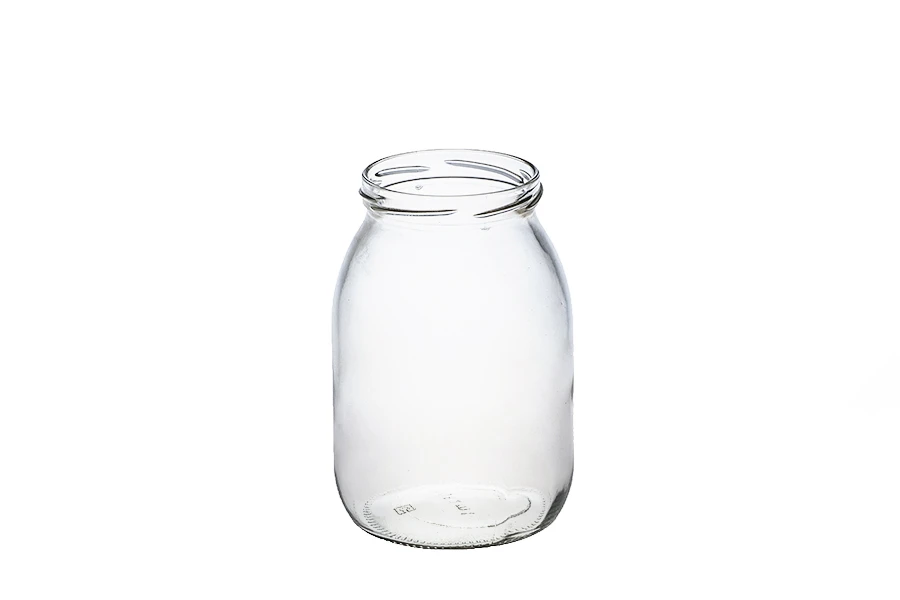Κλασικό γυάλινο βάζο 1000 ml - 18 τμχ