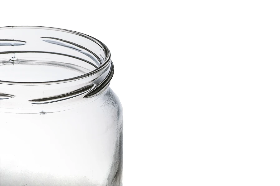 Κλασικό γυάλινο βάζο 1000 ml - 18 τμχ