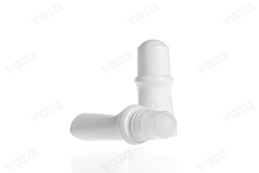 Roll-on Plastikflasche 60ml in weißer Farbe-
