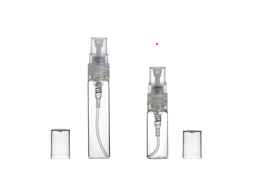 3ml glass perfume spray sampler bottle with plastic cap 3ml glass perfume spray sampler bottle with plastic cap
