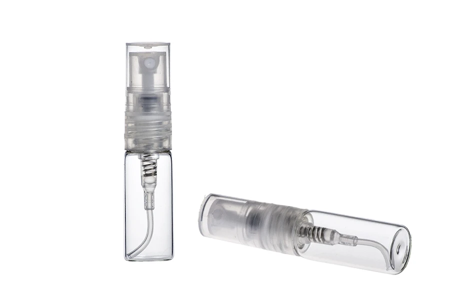 3ml glass perfume spray sampler bottle with plastic cap 3ml glass perfume spray sampler bottle with plastic cap