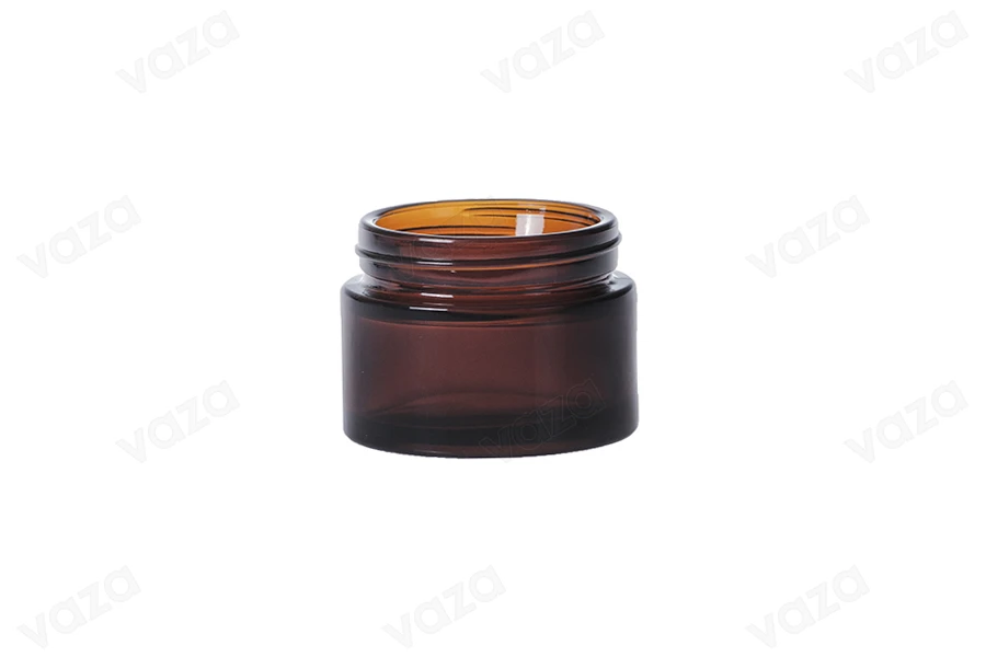 Pot pour crème en verre 50ml en différentes couleurs - sans couvercle-photo_groupe