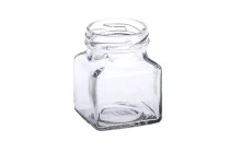 Τετράγωνο βάζο για μέλι 106 ml T.O 48 Τετράγωνο βάζο για μέλι 106 ml T.O 48
