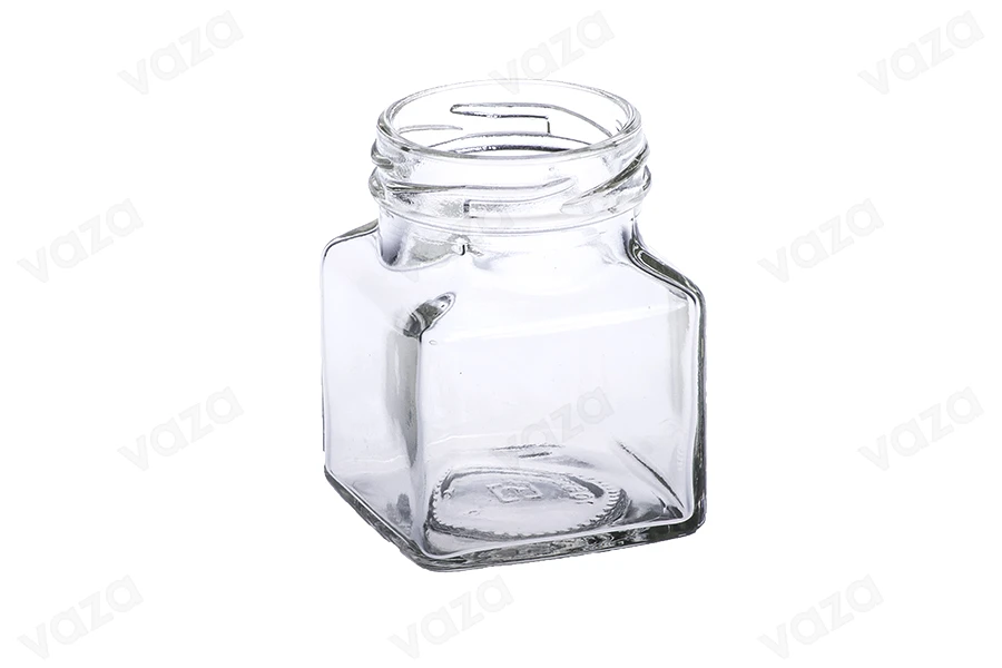 Τετράγωνο βάζο για μέλι 106 ml T.O 48 Τετράγωνο βάζο για μέλι 106 ml T.O 48-εικόνα_προϊοντική