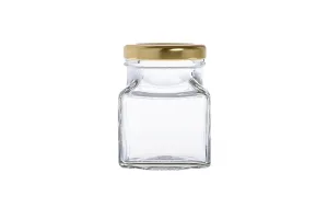 106ml square honey jar, 82TO (deep) finish-2