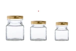 Barattolo quadrato per miele e caffè 212ml TO 58-3