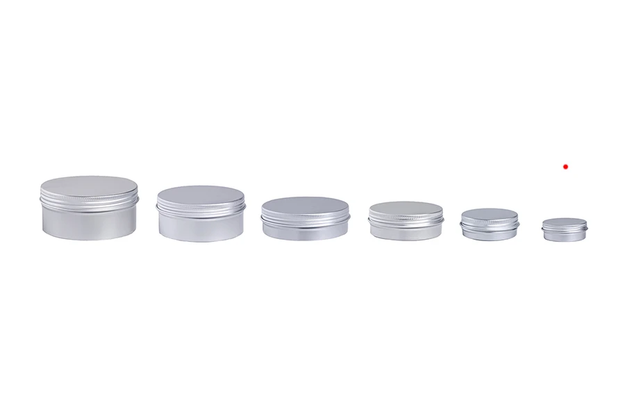 Pot en aluminium pour crème de 15ml - 12 pcs Pot en aluminium pour crème de 15ml - 12 pcs