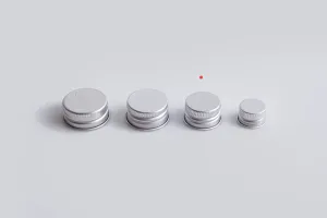 Aluminum pre-threaded screw cap with liner - 24x15 - in different colors-5