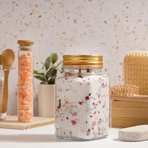 Pot de sel de bain