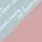Rose clair avec ciel et impression blanche