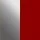 Silver - Dark Red 