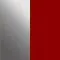 Silver - Dark Red 