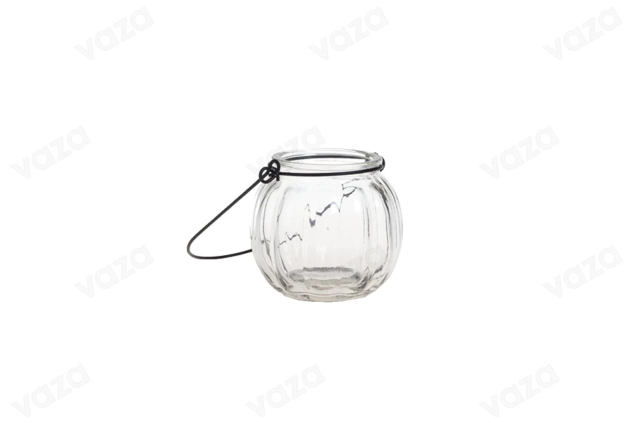 Γυάλινο φαναράκι με μεταλλικό χερούλι 200ml - κατάλληλο για ρεσώ-εικόνα_διαστάσεις