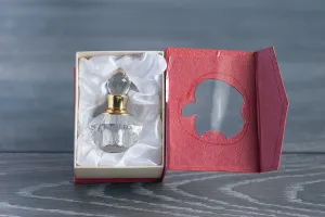 Flacon en cristal de 3 ml avec bouchon en cristal et aiguille-2