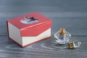 Flacon en cristal de 3 ml avec bouchon en cristal et aiguille-3