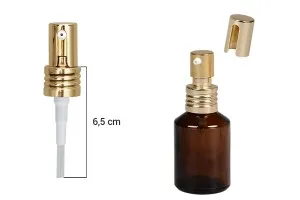 Aluminum cream dispenser pump with 20/410 finish and cap-3