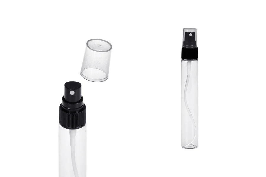 Σωλήνας γυάλινος 50 ml με μαύρο πλαστικό σπρέι για ψεκασμό