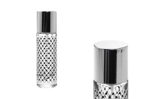 30ml Parfümflasche mit Silberspray und Deckel (PP 15)