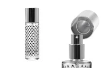 Φιάλη αρωμάτων 30 ml με ασημί σπρέι και καπάκι (PP 15) Φιάλη αρωμάτων 30 ml με ασημί σπρέι και καπάκι (PP 15)