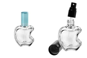 10ml apple shaped glass perfume bottle in many colors-3