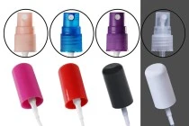 Plastic spray 18/410 with matching cap in differen colors Plastic spray 18/410 with matching cap in differen colors