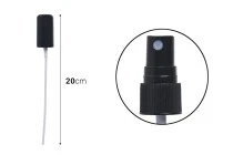 Plastic spray 18/410 with matching cap in differen colors Plastic spray 18/410 with matching cap in differen colors