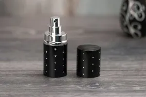 Flacon de parfum de 50 ml avec strass en rouge ou argent ou noir-7