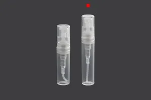3ml plastic perfume spray sampler bottle with cap-7
