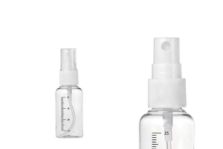 Μπουκαλάκια πλαστικά 35 ml με σπρέι για άρωμα - 12 τμχ Μπουκαλάκια πλαστικά 35 ml με σπρέι για άρωμα - 12 τμχ