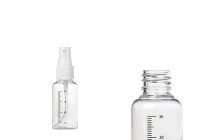 Μπουκαλάκια πλαστικά 35 ml με σπρέι για άρωμα - 12 τμχ Μπουκαλάκια πλαστικά 35 ml με σπρέι για άρωμα - 12 τμχ