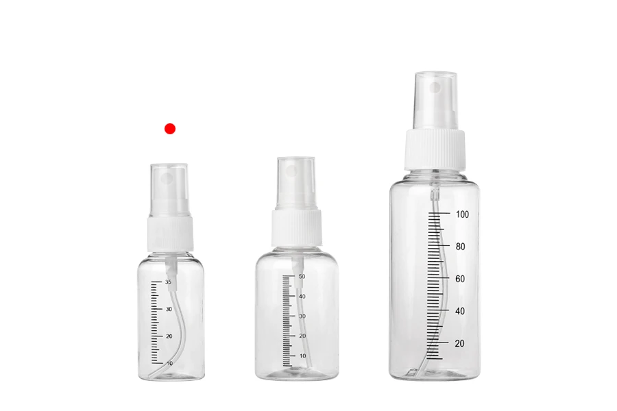 Μπουκαλάκια πλαστικά 35 ml με σπρέι για άρωμα - 12 τμχ Μπουκαλάκια πλαστικά 35 ml με σπρέι για άρωμα - 12 τμχ