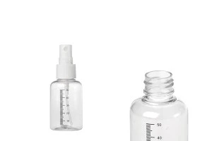 Μπουκαλάκια πλαστικά 50 ml με σπρέι για άρωμα - 12 τμχ-2