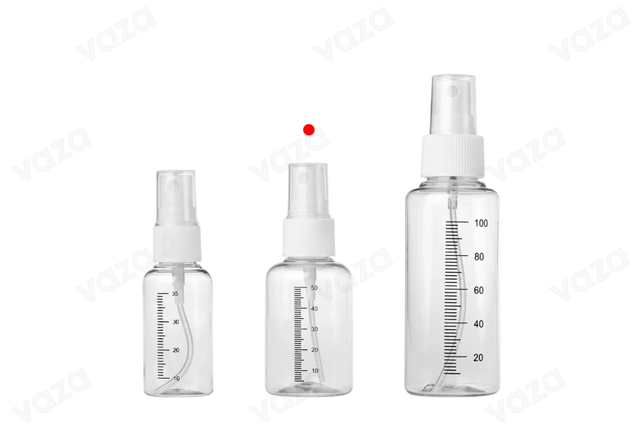 Μπουκαλάκια πλαστικά 50 ml με σπρέι για άρωμα - 12 τμχ Μπουκαλάκια πλαστικά 50 ml με σπρέι για άρωμα - 12 τμχ-εικόνα_σύνθεση