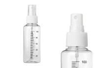 Μπουκαλάκια πλαστικά 100 ml με σπρέι για άρωμα - 12 τμχ
