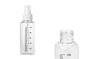 Μπουκαλάκια πλαστικά 100 ml με σπρέι για άρωμα - 12 τμχ-2