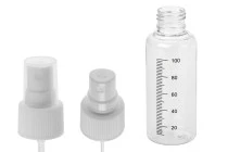 Μπουκαλάκια πλαστικά 100 ml με σπρέι για άρωμα - 12 τμχ