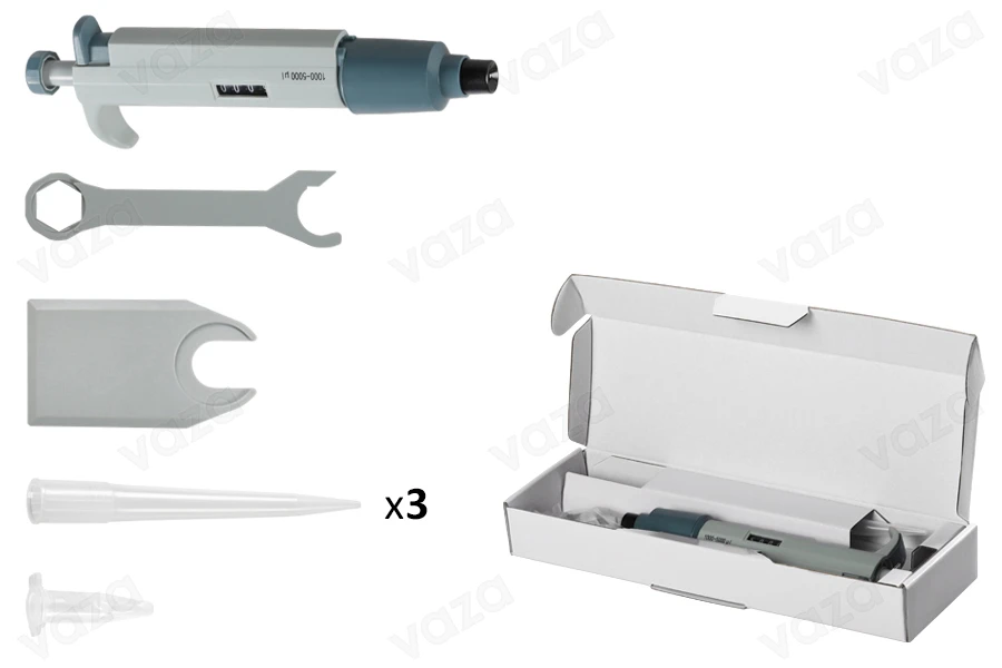 Πιπέτα αυτόματη μεταβλητού όγκου 1-5 ml Πιπέτα αυτόματη μεταβλητού όγκου 1-5 ml-εικόνα_διαστάσεις