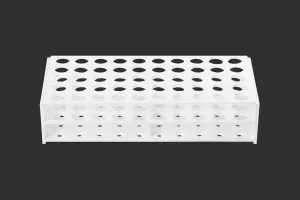 Στατώ σωληναρίων πλαστικό 238x110x55 mm σε λευκό χρώμα - 50 θέσεις (άνοιγμα τρύπας Φ 16 mm)-1