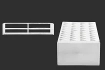 Στατώ σωληναρίων πλαστικό 278x110x60 mm σε λευκό χρώμα - 40 θέσεις (άνοιγμα τρύπας Φ 22 mm) Στατώ σωληναρίων πλαστικό 278x110x60 mm σε λευκό χρώμα - 40 θέσεις (άνοιγμα τρύπας Φ 22 mm)