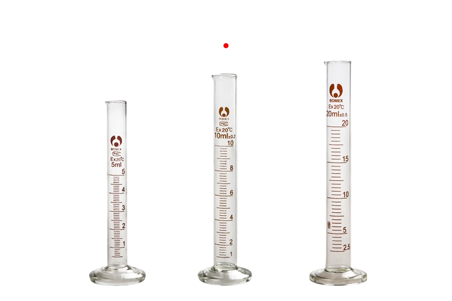 Graduated 10ml glass measuring cylinder Graduated 10ml glass measuring cylinder