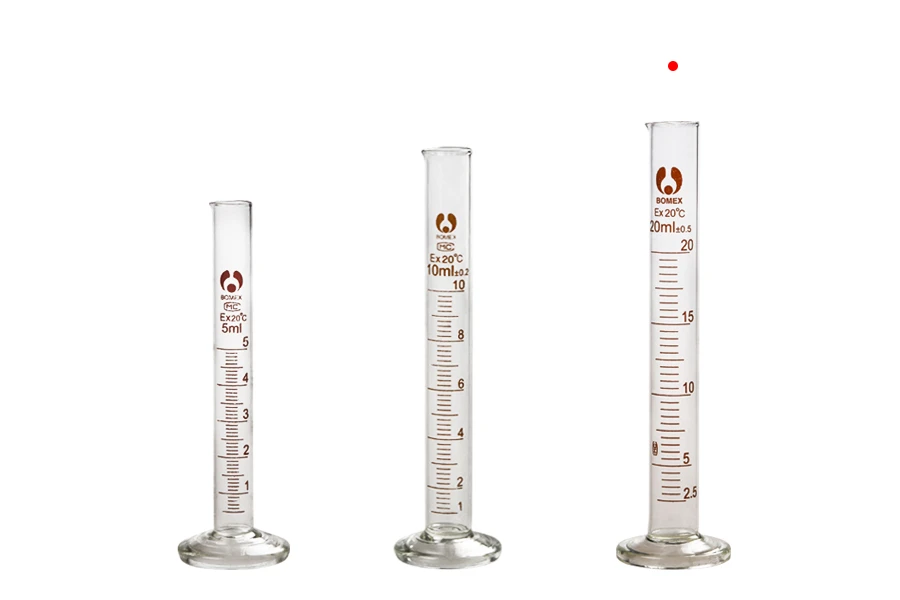 Ογκομετρικός γυάλινος σωλήνας 20 ml