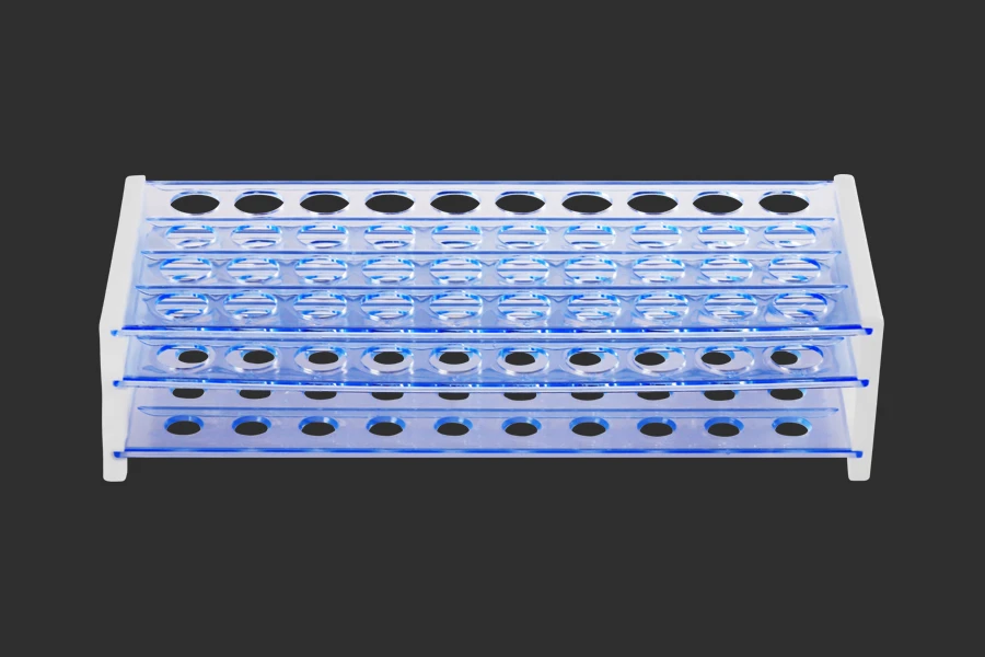 Στατώ σωληναρίων πλαστικό 256x113x64 mm - 40 θέσεις (άνοιγμα τρύπας Φ 18 mm)