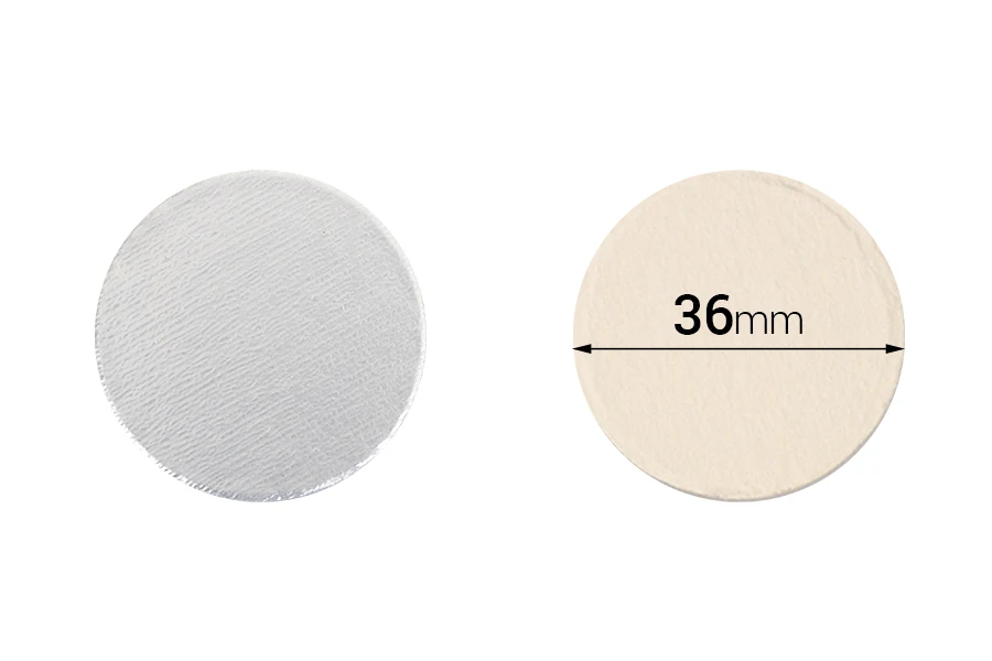 Παρεμβύσματα επαγωγικής σφράγισης (induction sealing) - 36 mm (πακέτο 100 τμχ) Παρεμβύσματα επαγωγικής σφράγισης (induction sealing) - 36 mm (πακέτο 100 τμχ)