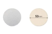 Παρεμβύσματα επαγωγικής σφράγισης (induction sealing) - 53 mm (πακέτο 100 τμχ) Παρεμβύσματα επαγωγικής σφράγισης (induction sealing) - 53 mm (πακέτο 100 τμχ)