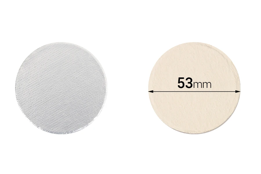 Παρεμβύσματα επαγωγικής σφράγισης (induction sealing) - 53 mm (πακέτο 100 τμχ) Παρεμβύσματα επαγωγικής σφράγισης (induction sealing) - 53 mm (πακέτο 100 τμχ)