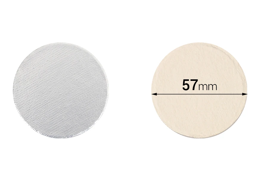 Παρεμβύσματα επαγωγικής σφράγισης (induction sealing) - 57 mm (πακέτο 100 τμχ) Παρεμβύσματα επαγωγικής σφράγισης (induction sealing) - 57 mm (πακέτο 100 τμχ)