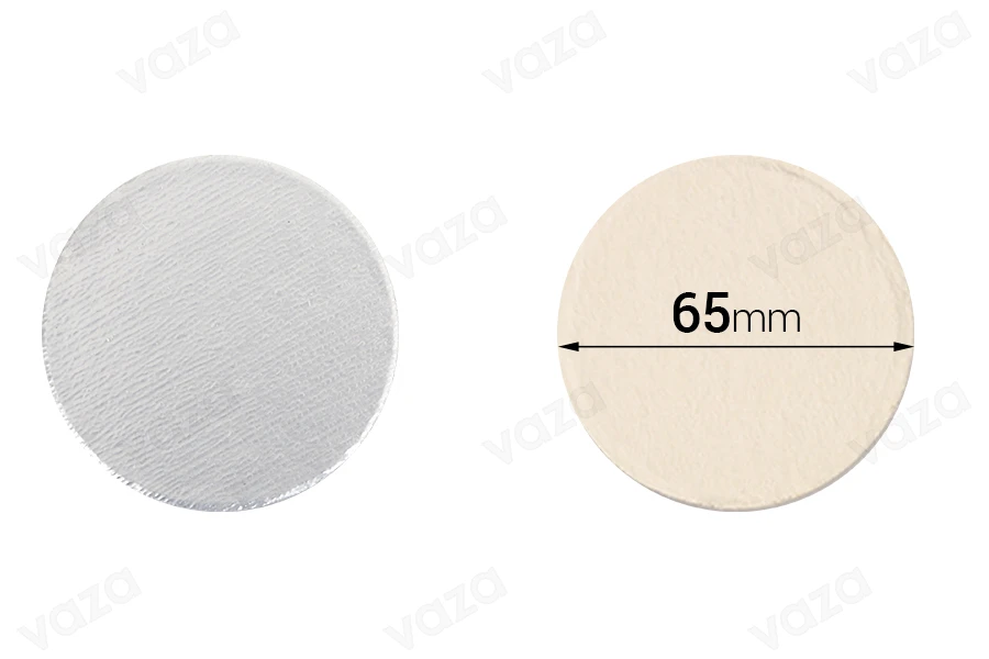 Παρεμβύσματα επαγωγικής σφράγισης (induction sealing) - 65 mm (πακέτο 100 τμχ) Παρεμβύσματα επαγωγικής σφράγισης (induction sealing) - 65 mm (πακέτο 100 τμχ)-εικόνα_προϊοντική