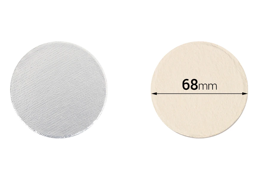 Παρεμβύσματα επαγωγικής σφράγισης (induction sealing) - 68 mm (πακέτο 100 τμχ) Παρεμβύσματα επαγωγικής σφράγισης (induction sealing) - 68 mm (πακέτο 100 τμχ)