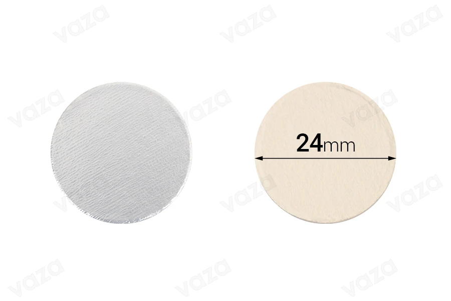Induction sealing gaskets - 24 mm (package of 100 pcs) Induction sealing gaskets - 24 mm (package of 100 pcs)-image_product